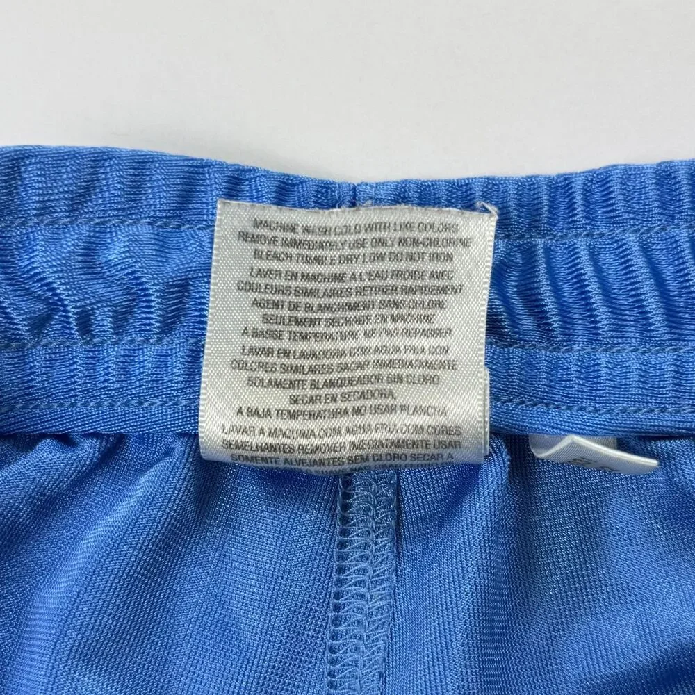 Adidas Pure Game Series Tearaway Joggers Blue Y2K Track Pants Small